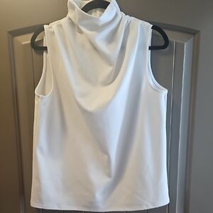 Express White Sleeveless Blouse